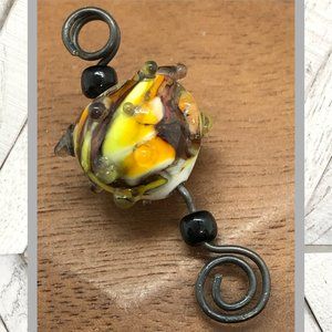 Artisan Blown Glass Necklace Pendant